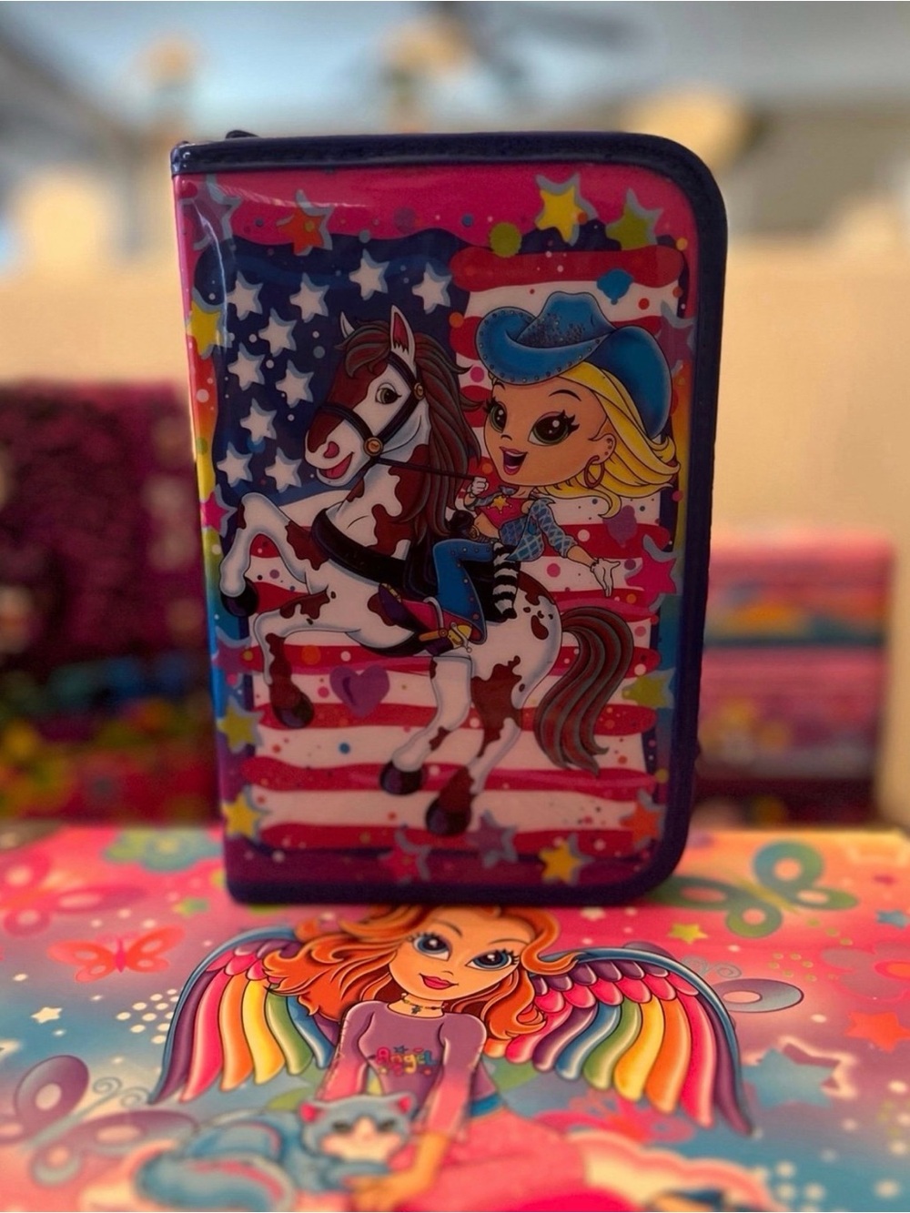 Lisa Frank American Cowgirl Stationary Planner Y2K